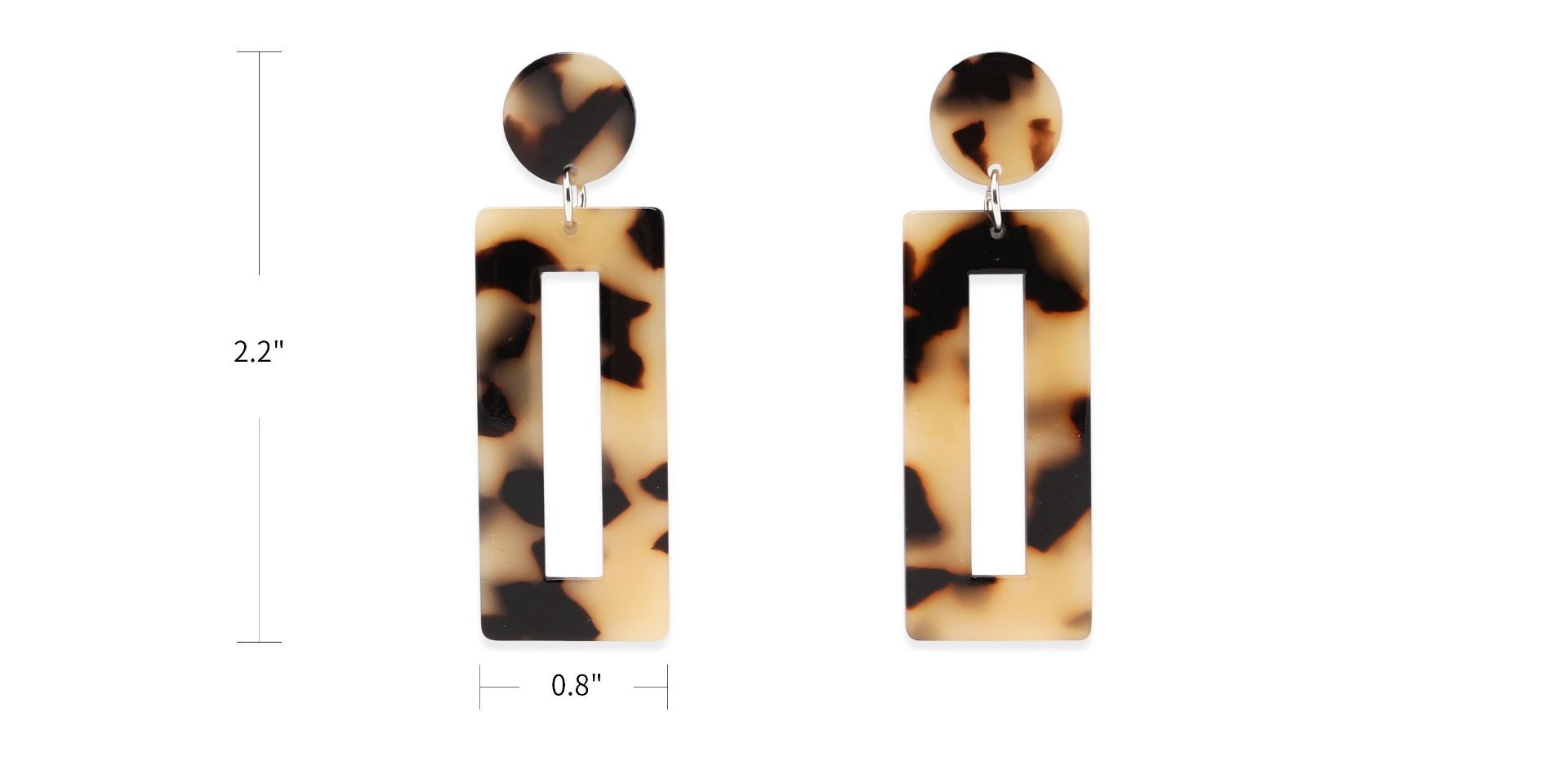 Lulu Rectangle Earrings eyeglasses